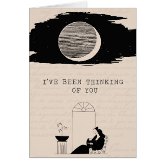 Tänkande om dig hälsningskort