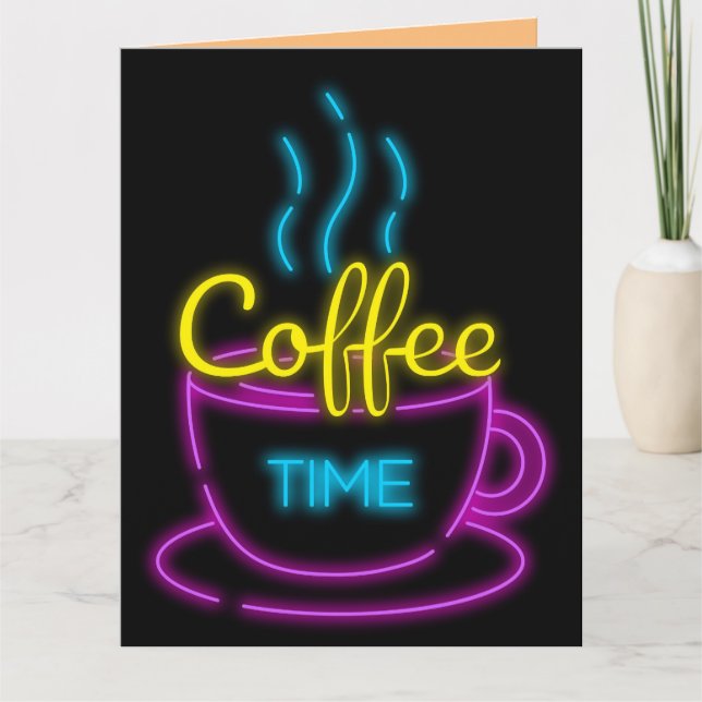TÄNKANDE OM DIG NYA KOFFEKORT KORT (Framsida)