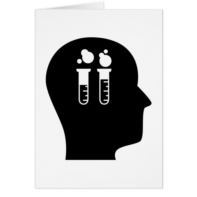 Tänkande om kemiskt iscensätta hälsningskort (Framsidan)