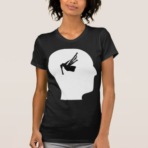 Tänkande om säckpipa t-shirt