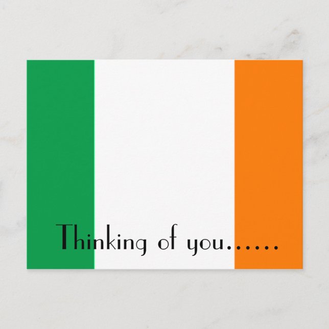 TÄNKANDE PÅ DIG IRLAND VYKORT (Framsida)