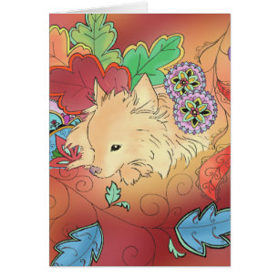 Tänkande Pomeranian kort (förbigå),