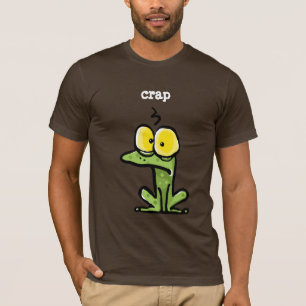 Tänkande rolig padda eller groda, "SKIT ", Tee