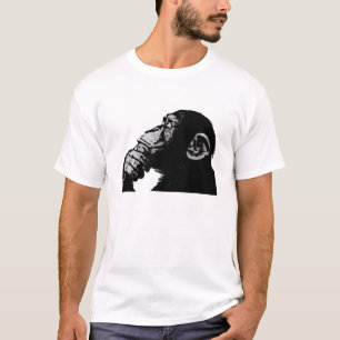 Tänkande schimpans t-shirt