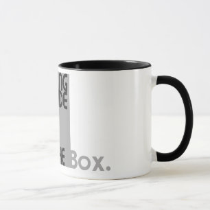 Tänkande utanför boxas mugg