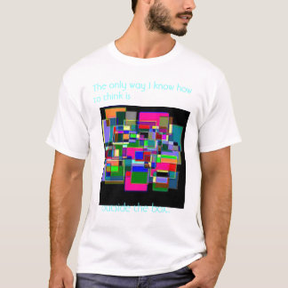 Tänkande utanför boxas t-shirt