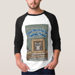 Tänkande utanför boxen (för coola kattor) t shirt