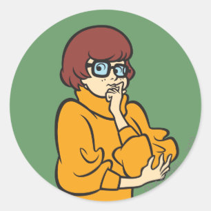 Tänkande Velma Runt Klistermärke
