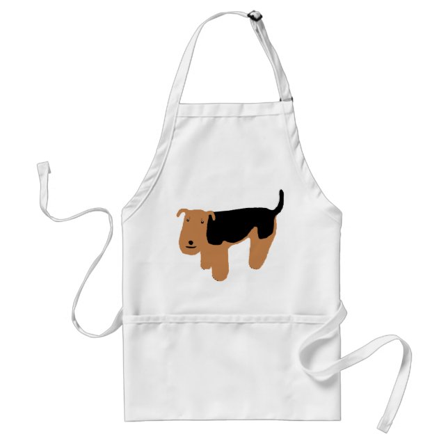 Tänkande walesisk Terrier Förkläde (Framsidan)