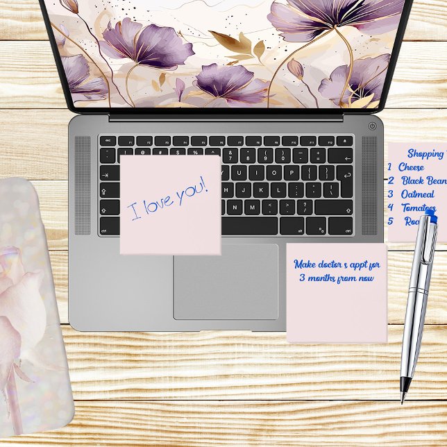 Tänkans Rosa Post-it Block (Skapare uppladdad)