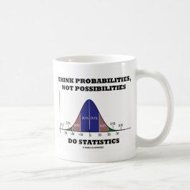 TänkaProbabilities, inte möjlighetsstatistik Kaffemugg
