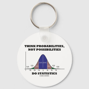 TänkaProbabilities, inte möjlighetsstatistik Nyckelring