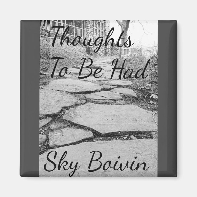 Tankar att få skydd i bok magnet (Framsidan)