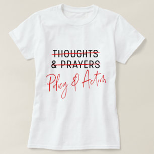 Tankar & bönmars för vår livvapenT-tröja Tee Shirt