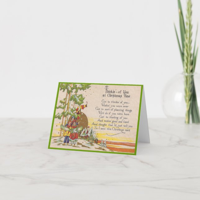 Tankar jul helgkort (Framsida)