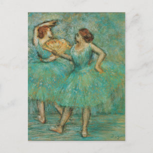 Tankar med fläkt Edgar Degas Vykort
