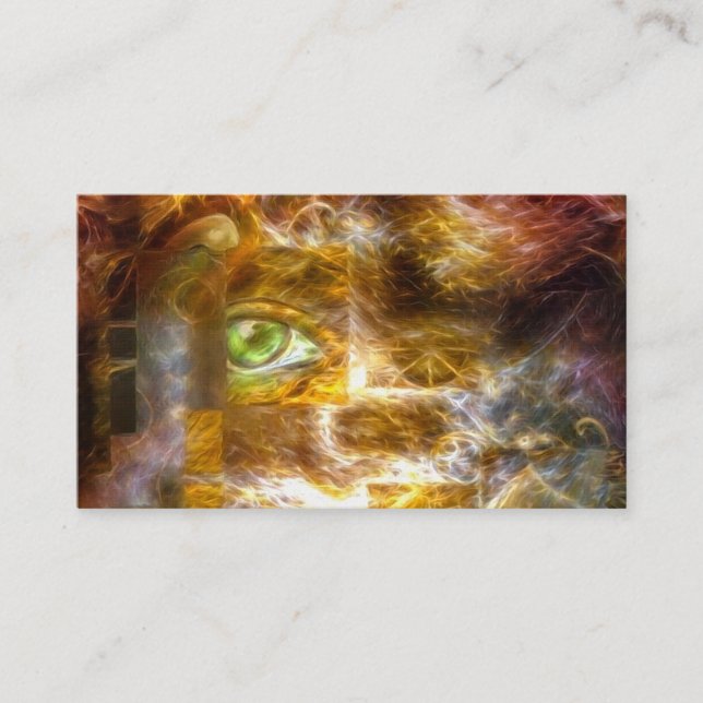 Tankar och dimensionerar visitkort (Framsida)