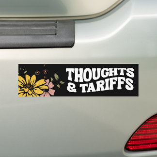 Tankar och tullar mot trumpump bildekal