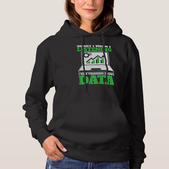 Tankar om datautforskarvetenskap i dataläkerhet t shirt (Framsida)