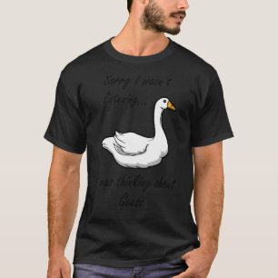 Tankar om matjakt på gäss t shirt