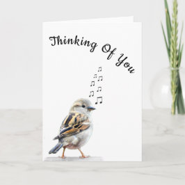 Tankar på att du har ett kort för Cute Bird