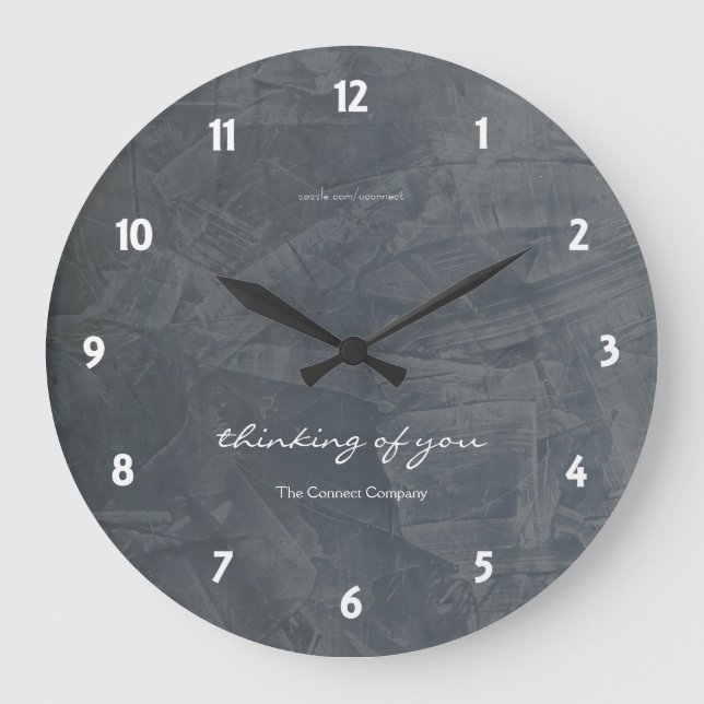 Tankar på att du ser till att vrida väggklocka (Framsida)