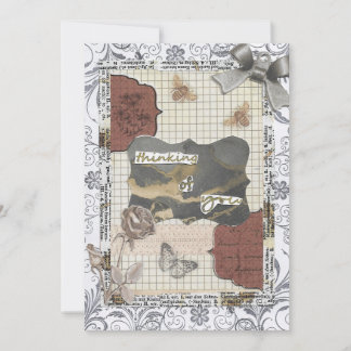 Tankar på dig som vill visa hälsningskort tack kort