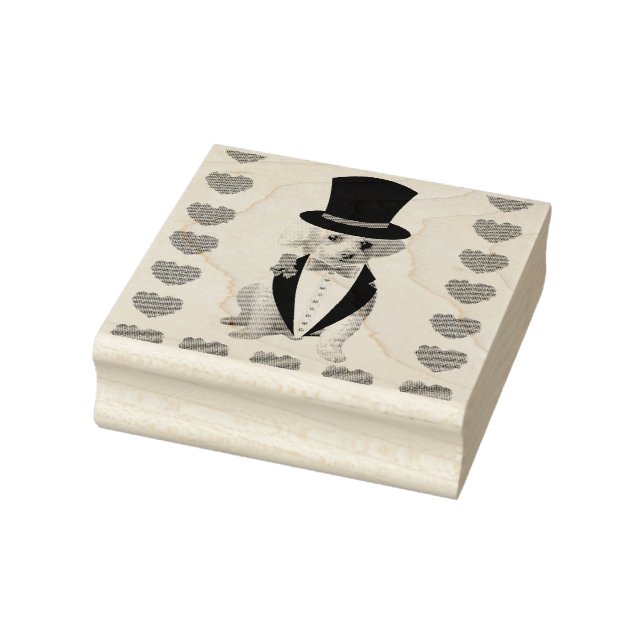 Tankar på dig Wooden Rubber Frimärke Stämpel (Stämpel)