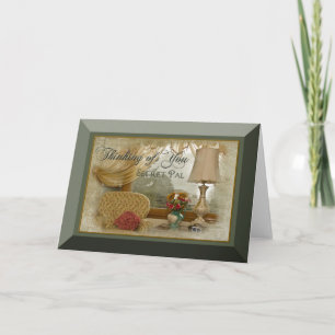 Tankar på ditt SECRET PAL - BLANK NOTE-KORT Kort