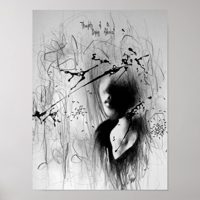 Tankar på en torkande Ateist Poster (Framsidan)