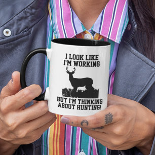 Tankar på jakt på Office-kaffe Mugg