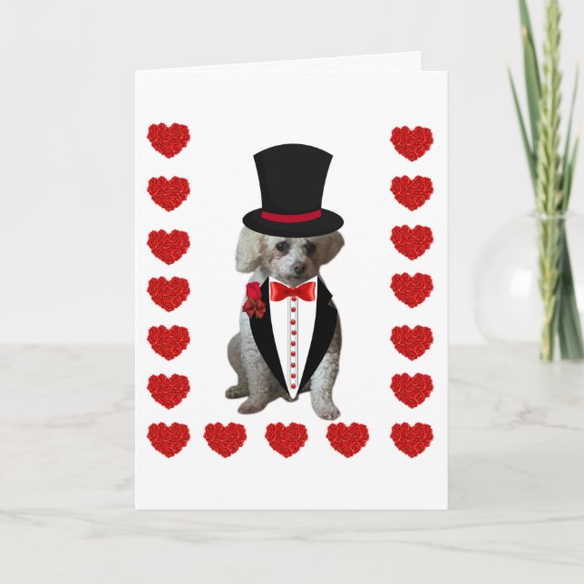 Tankar på Pudel-mappade anteckningskort (Framsida)