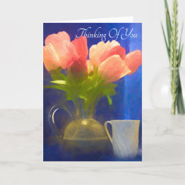 Tankar på You Tea Time med Tulips Helgkort