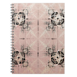 Tankar Pastel Twists Spiral bärbar dator Anteckningsbok