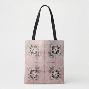 Tankar Pastel Twists Tote Bag Tygkasse
