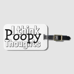 Tankar poopy Thought Bagagebricka