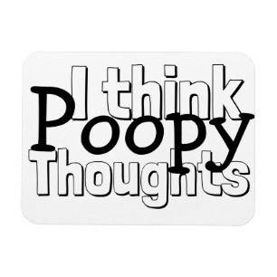 Tankar poopy Thought Magnet