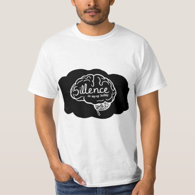 Tankar som snurrar i huvudet Tecknad serie Psykisk T Shirt (Framsida)