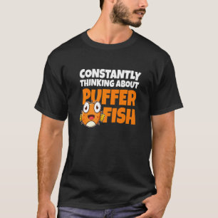Tankar ständigt på att fiska blåfisk t shirt