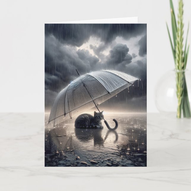 Tankar under paraplyer kort (Framsida)