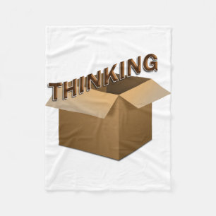 Tankar utanför rutan fleecefilt