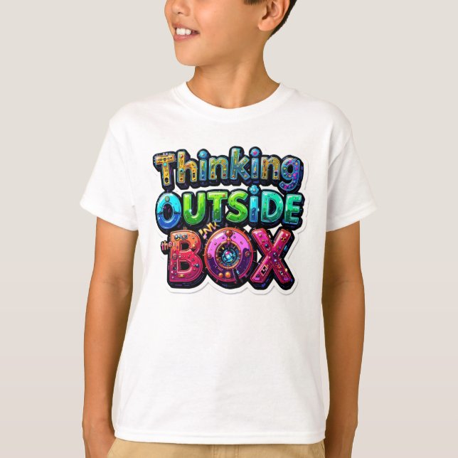 Tankar utanför rutan t shirt (Framsida)