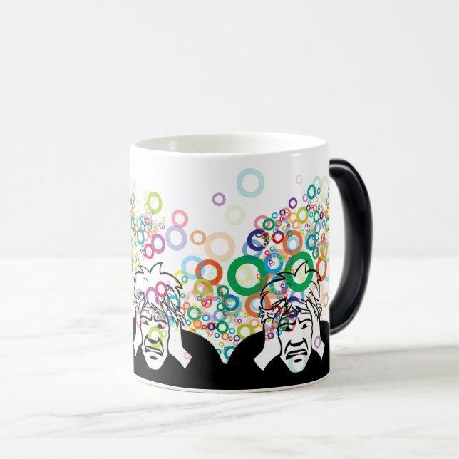 Tankare Man: Lönt PM-tecken Magisk Mugg (Framsida höger)