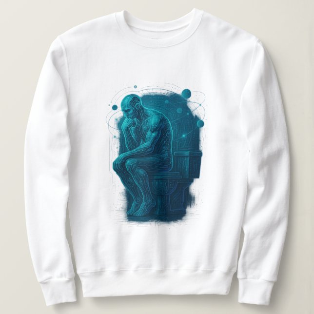 Tänkaren på tronen t shirt (Design framsida)