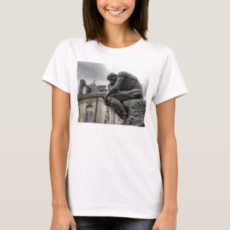Tänkaren Rodin Paris Skulptur T Shirt