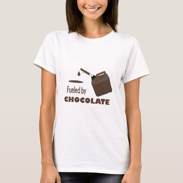 Tankat av chokladt-skjortan t shirt (Framsida)