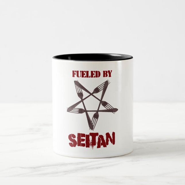 Tankat av Seitan Två-Tonad Mugg (Center)
