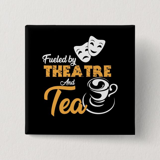 Tankat av theatren och Tea, Teaälskaregåva, Tea Knapp (Framsida)