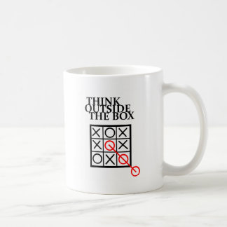 Tänkayttersida boxas - nollor och kor kaffemugg