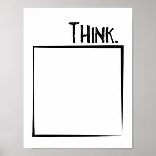 Tänkayttersida den ordagranna typografin för boxas poster